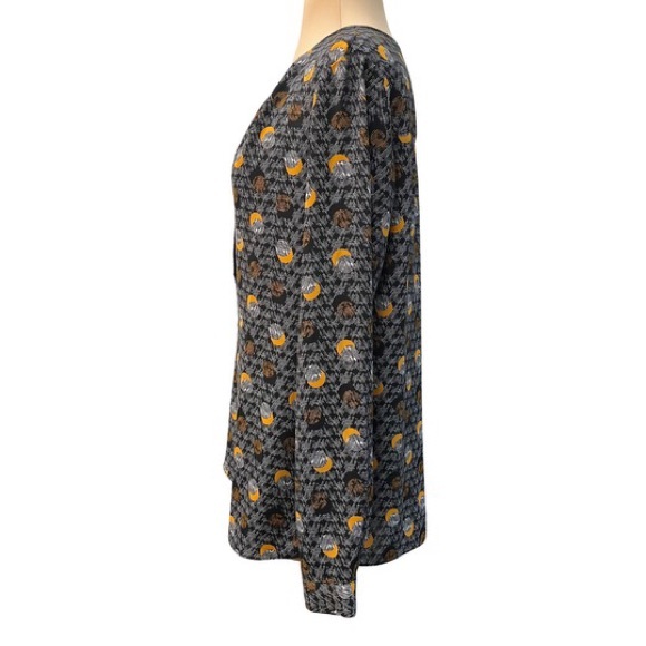 CAbi Limited Edition Eclipse Long Sleeve Blouse Size: Medium - Picture 3 of 5